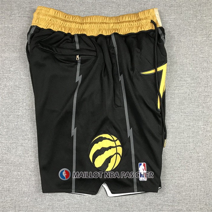 Short Tornto Raptors Ville Just Don 2021-22 Noir